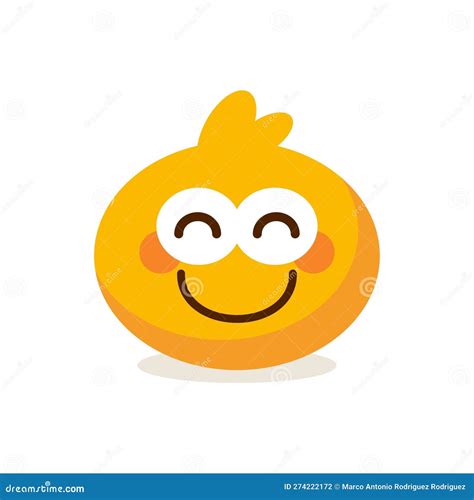 Vector Emoji Cute Smiling Face with Smiling Eyes Illustration Isolated Stock Vector ...