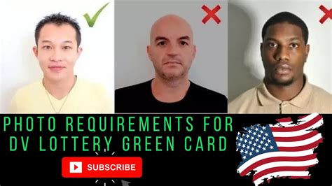 US Photo requirements for DV Lottery 2023 Green Card - YouTube