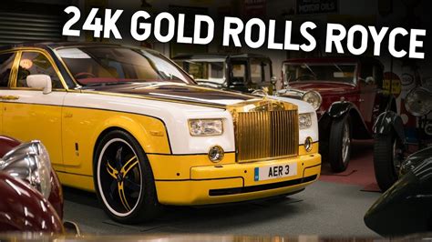 24 KARAT GOLD ROLLS ROYCE PHANTOM - YouTube