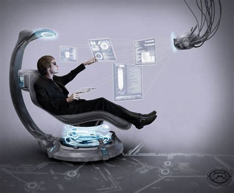 My Future Office by Ishmakey on deviantART | Futuristic technology ...