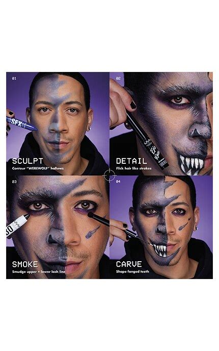 NYX PROFESSIONAL MAKEUP, HALLOWEEN SFX, riboto leidimo pieštukiniai ...