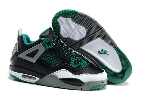 Air Jordan IV Kids Dark Grey Green Glow | Jordan shoes for kids, Air ...