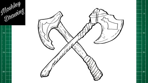 Viking Axe Drawing