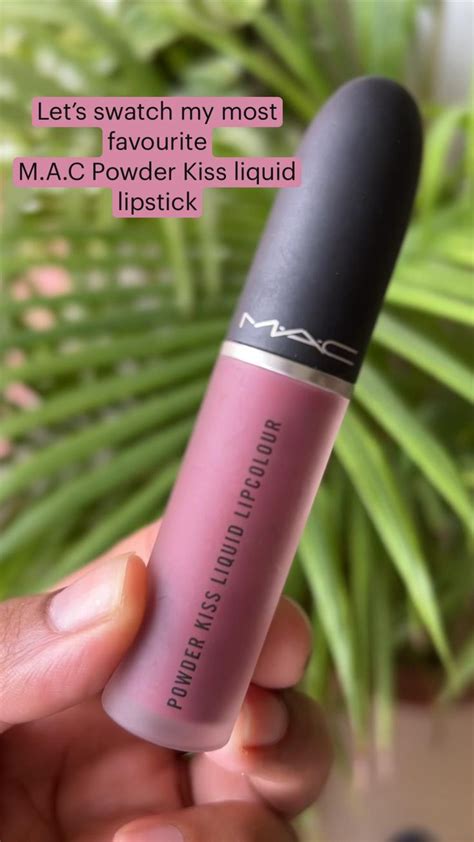 Let’s swatch my most favourite M.A.C Powder Kiss liquid lipstick | Lipstick, Mac lipstick shades ...
