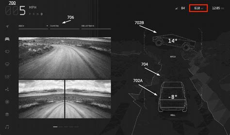 Tesla Cybertruck UI patent hints at 610-mile range, eye tracking mirror adjustments