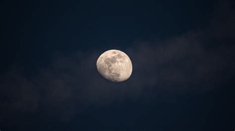 Bright Moon in Night Sky · Free Stock Photo