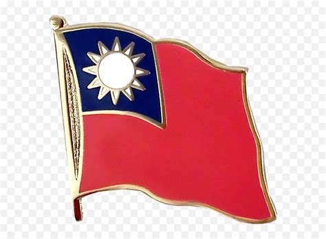 Taiwan Flag Pin - About Flag Collections Taiwan Flag Pin Emoji ...