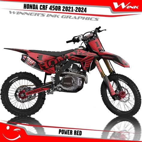 Graphics Honda CRF 450R 2021-2024 Power Black