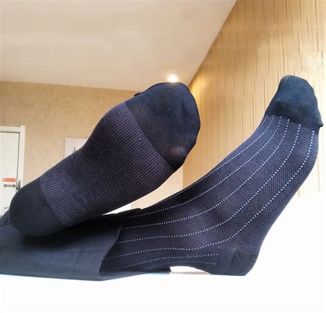 Men's Socks Comfotable Nature Autumn Cotton Formal Striped Sock Breathable Business Male Sock-in ...