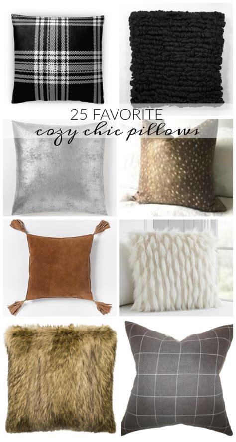 25 Favorite Cozy Chic Pillows