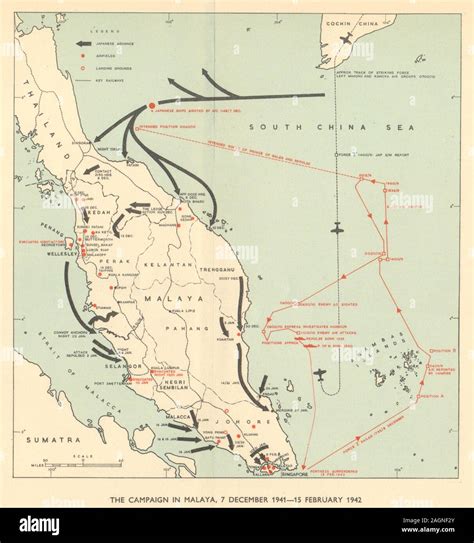 Japanese invasion of Malaya 7 December 1941-15 Feb 1942. World War 2 ...