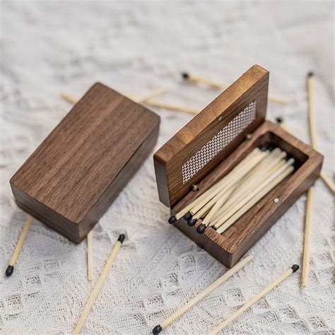 Wooden Matches Casevintage Matches Boxsmoking Gifts - Etsy UK