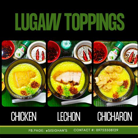 Sisighan's - Sisighan's LUGAW TOPPINGS ALWAYS AVAILABLE...