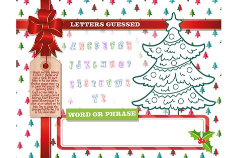 Christmas Tree Game - An Alternative to the Classical Hangman Game ...