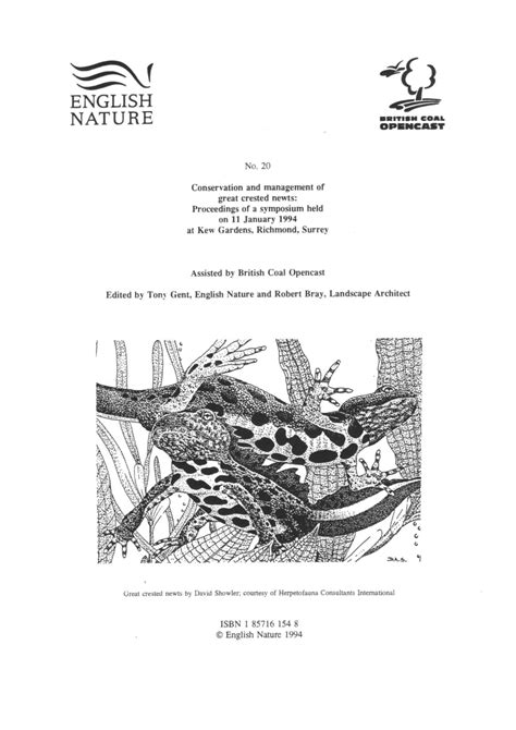 (PDF) Effects of scrub cover of ponds on great crested newts' breeding performance.