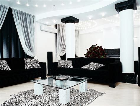 Luxurious black sofa living room - My Home Deco Mag