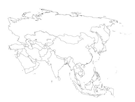 Printable Asia Political Map Map Of Asia Political | Porn Sex Picture