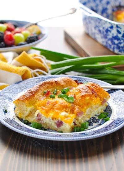 Ham and Cheese Egg Casserole Recipe - The Seasoned Mom