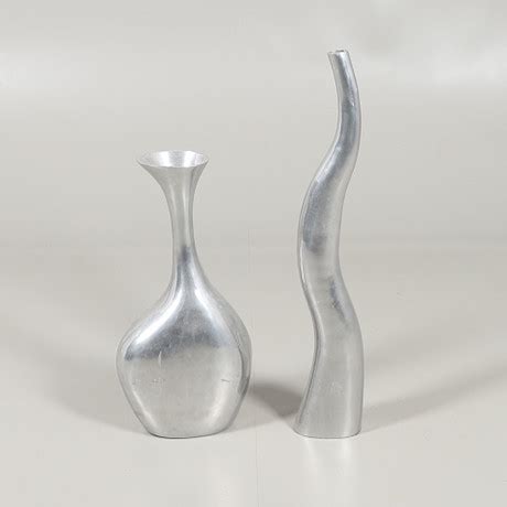 TWO CHROME METAL DECORATIVE SCULPTURES. Art - Sculptures & Bronzes ...