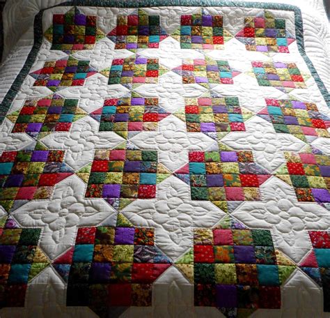 Amish Patchwork Quilt 16 patch squares | Etsy | Quilts, Colorful quilts ...