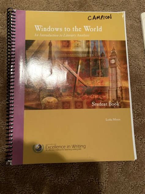 Windows to the World : An Introduction to Literary Analysis (Student Book) (Hardcover) for sale ...