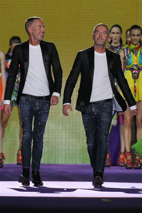 Designers Dean Caten and Dan Caten Walks the Runway after the DSquared2 ...