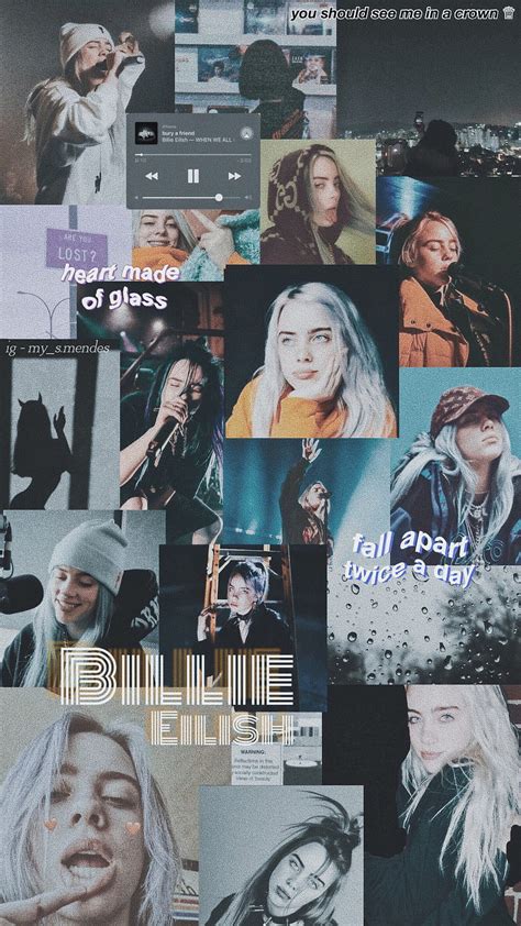 Lockscreen Billie Eilish Collage, Billie Eilish Tumblr HD phone wallpaper | Pxfuel