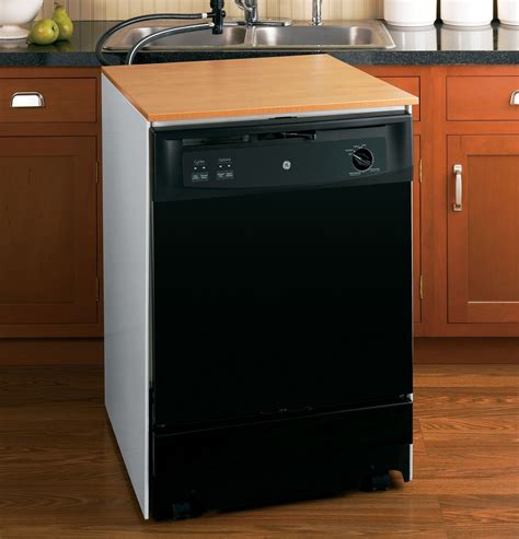 Best Buy: GE 25" Convertible Portable Dishwasher Black GSC3500DBB