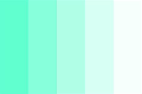 Electric Aquamarine Color Palette