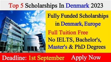 Danish Government Scholarships | Scholarships in Denmark Without IELTS ...