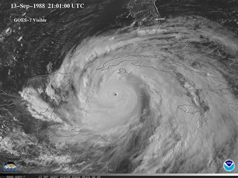 Hurricane Gilbert: 1988 as seen by GOES-7 — CIMSS Satellite Blog, CIMSS