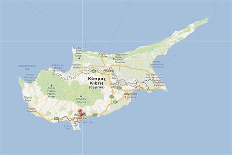 Limassol Map - Cyprus