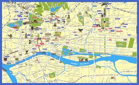 Shenzhen Map Tourist Attractions - ToursMaps.com