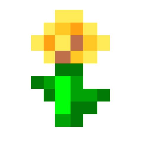 Flower Pixel Art Minecraft | Best Flower Site