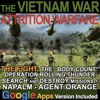 Vietnam War: Attrition Warfare Informational Text Analysis | TpT