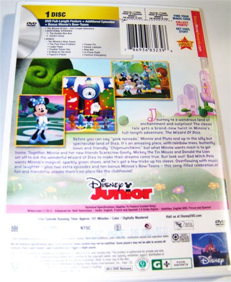 Minnie's the Wizard of Dizz (DVD, 2012) - EUC 786936832396 | eBay