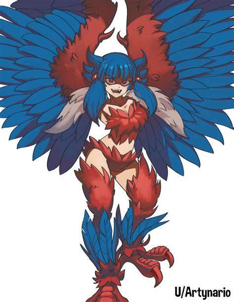 Mega Harpy Terraria Fanart, JM Jaynario | Character art, Furry art ...