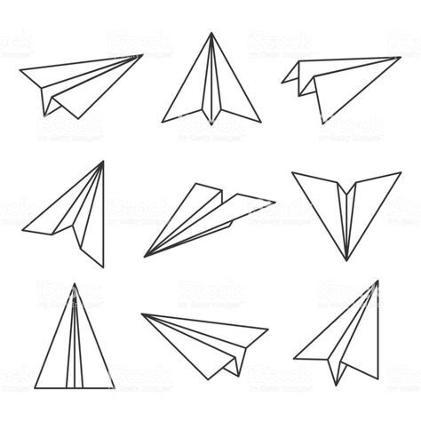 7 Paper airplane drawing ideas | airplane drawing, paper airplane ...