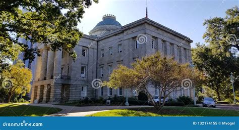 The North Carolina Capital Building in Raleigh North Carolina Editorial ...