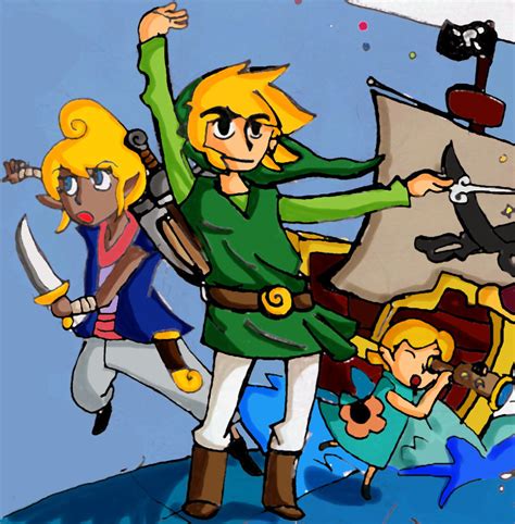 Zelda Wind waker Characters by MrFulp on DeviantArt