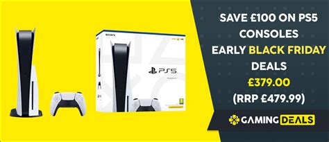 Over £100 off PS5 consoles and bundles for Black Friday - GamingDeals.com