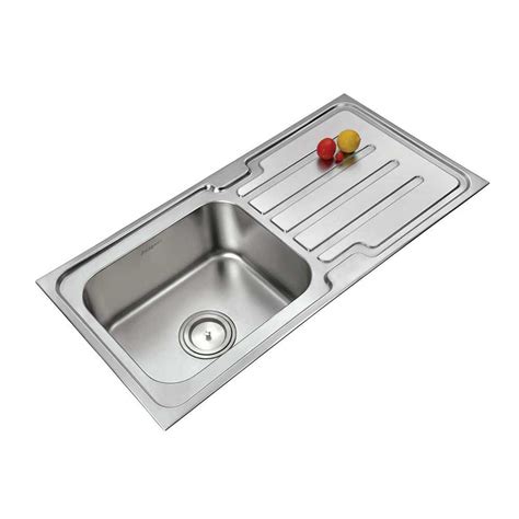 Buy Anupam Stainless Steel Single Bowl Sink With Drainboard Online at Low Price in India - Snapdeal