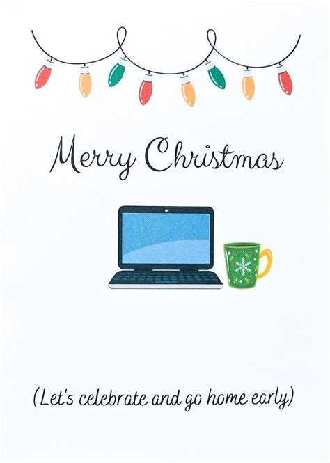 PRINTABLE Card for Boss Christmas Funny Christmas Card for - Etsy