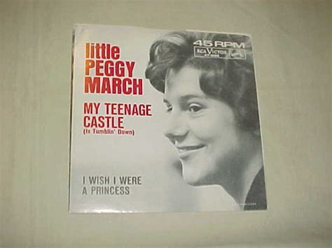 Little Peggy March 45 Vinyl Record Picture Sleeve My - Etsy