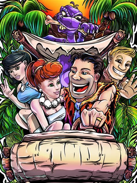 Flintstones Fan Art by Erik Dorsey at Coroflot.com