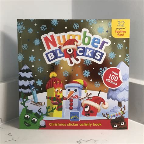 Numberblocks Christmas Activity Sticker Book and Advent Calendar - Etsy