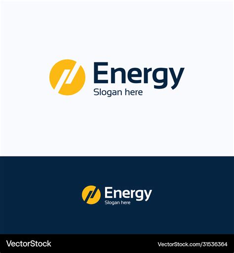 Energy logo Royalty Free Vector Image - VectorStock