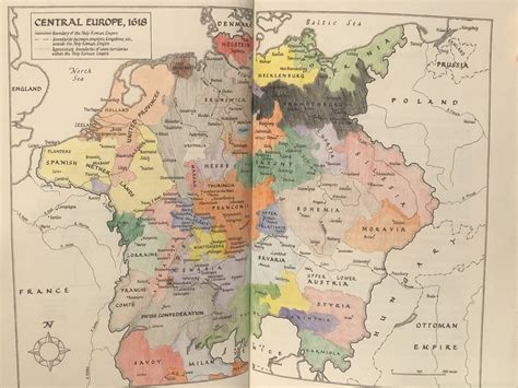 Peter Wilson's Thirty Years War Map Colorized : MapPorn