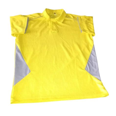 Polyester Yellow Kids School Uniform T Shirt at Rs 300/piece in Vizianagaram | ID: 25294161748