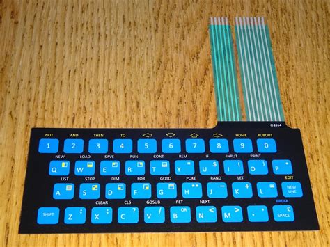 Tynemouth Software: ZX80 Keyboard Overlays